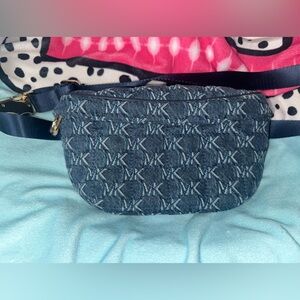 MICHAEL Michael Kors Denim Jacquard Belt Bag